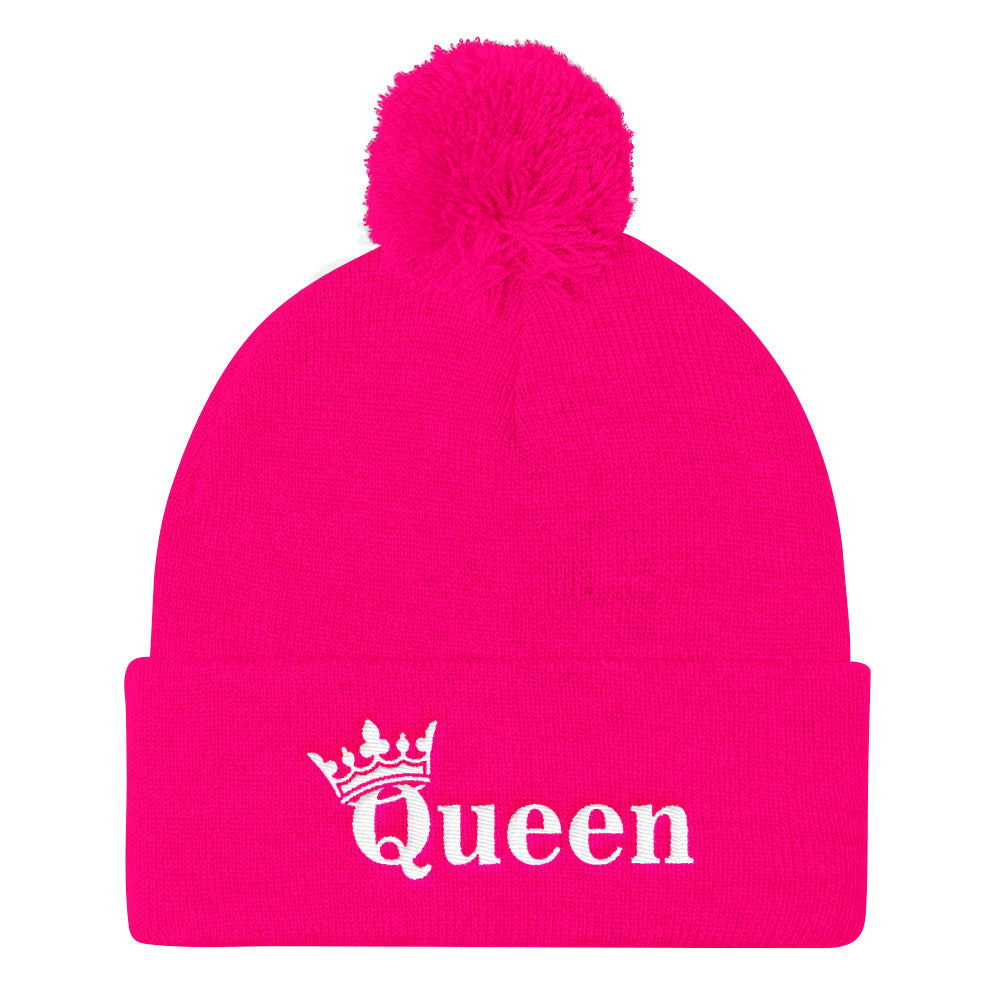 Queen Pom Beanie