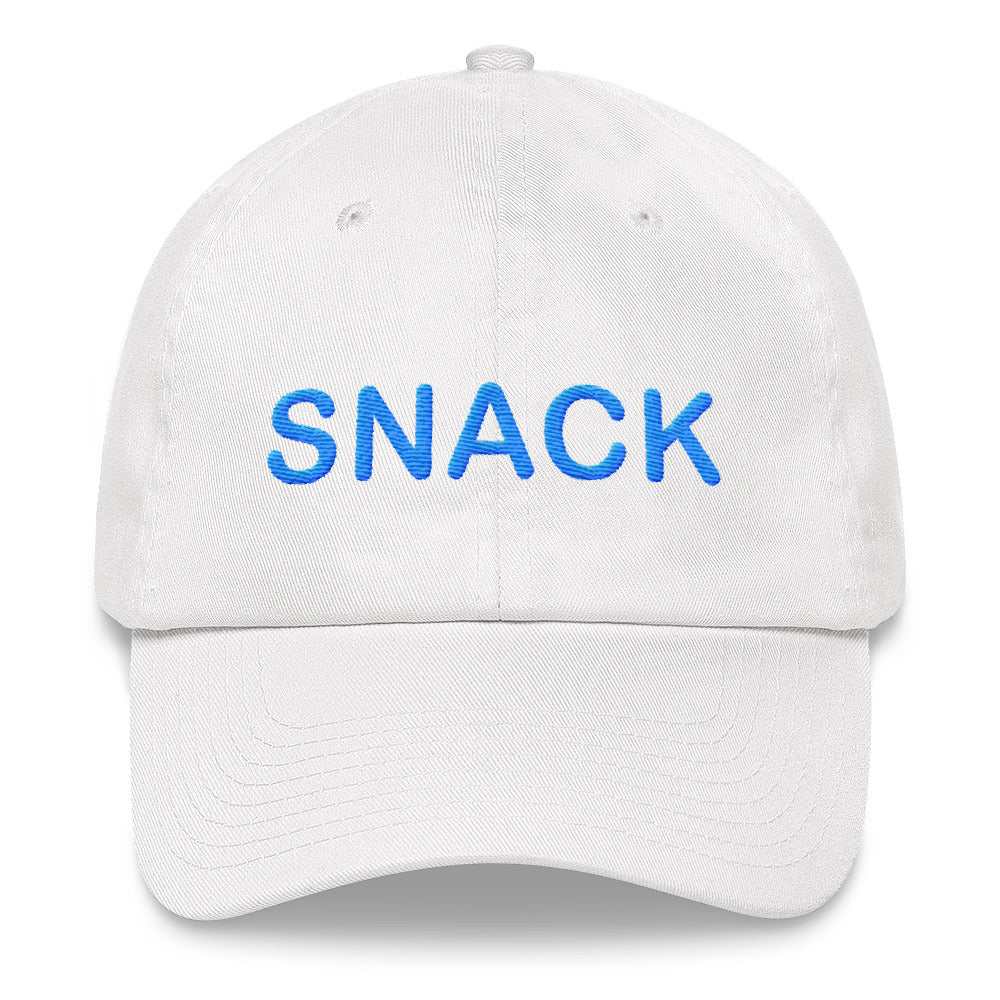 Snack Dad hat Blue Embroidery