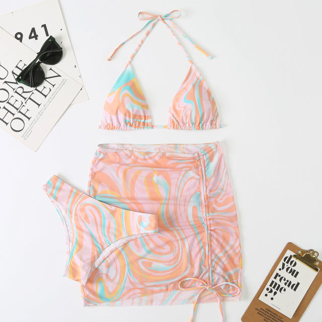 Retro Renegade 3 Piece Bikini Set