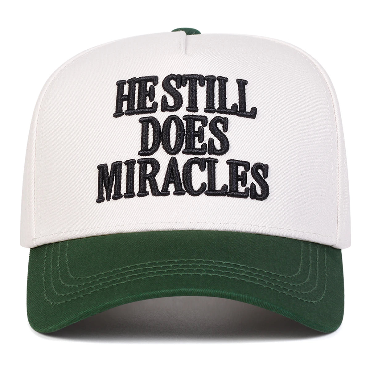 Unisex HESTILL DOES MIRACLES Embroidery Baseball Caps Spring and Autumn Outdoor Adjustable Casual Hats Hip Hop Hat Sunscreen Hat
