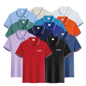 Custom Cheap Smooth Cool Fabric Poly Cotton Materials Polo T Shirts Short Sleeve Men'S Polo Shirts