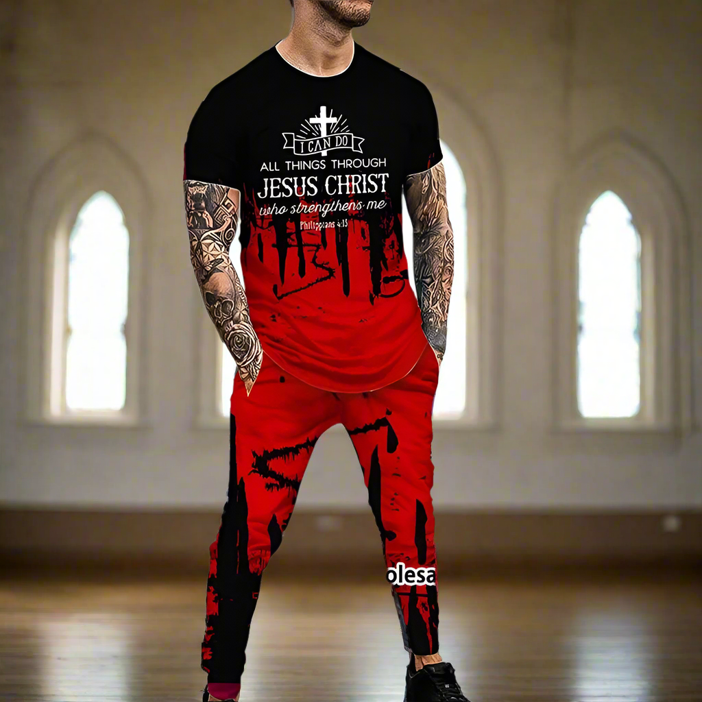 Christ is King Tracksuit - Mens Custom Made Streetwear