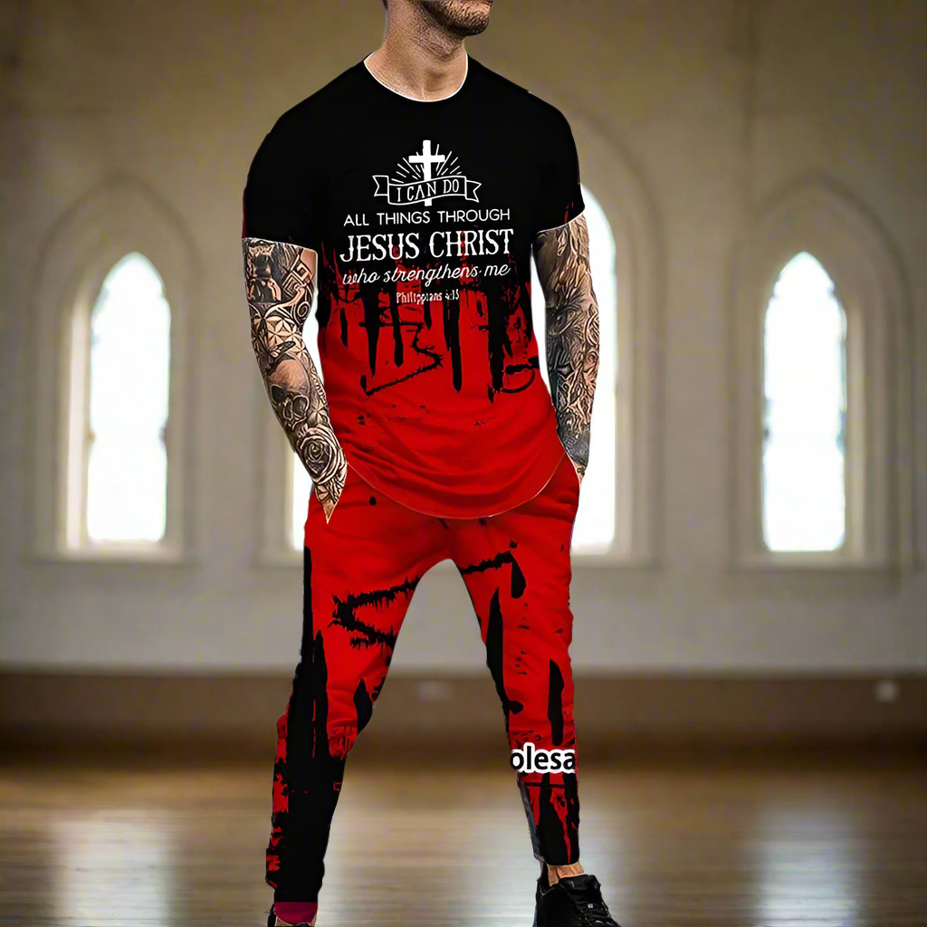 Christ Is King Tracksuit – Men’s Custom Streetwear