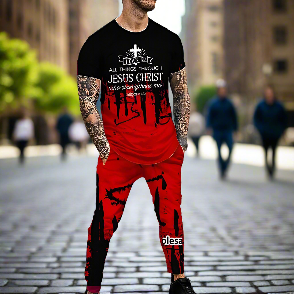 Christ is King Tracksuit - Mens Custom Made Streetwear