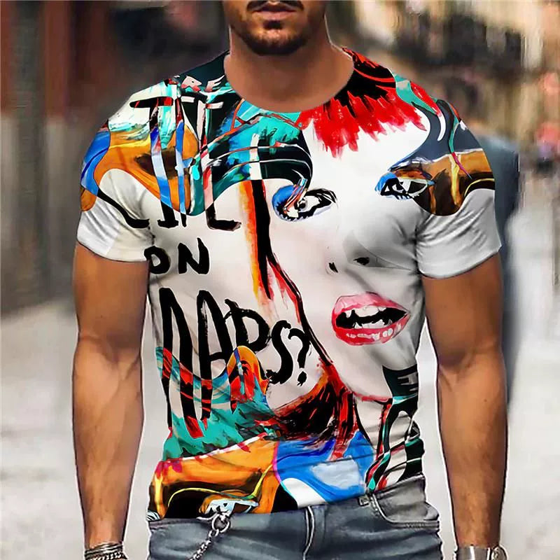 Wynwood Graphic Fitted T-Shirt - Men's Fashion