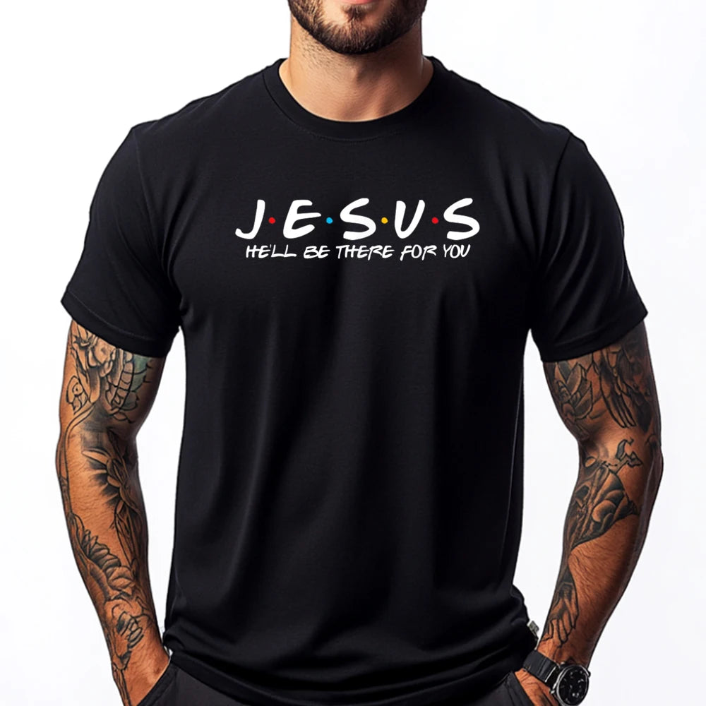 Jesus Friends-Inspired Tee – “He’ll Be There for You”