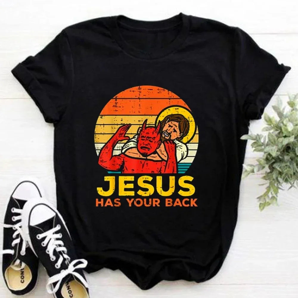 Jesus Is King Graphic Tee – Faith, Hope & Streetwear Style