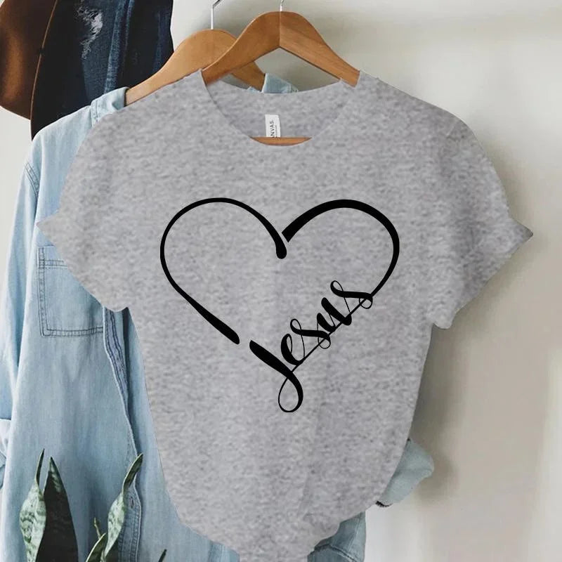 I Love Jesus Feminine Christian Women T Shirt