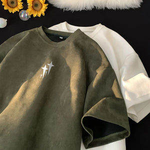 Mini Cross Oversized 
T-Shirt