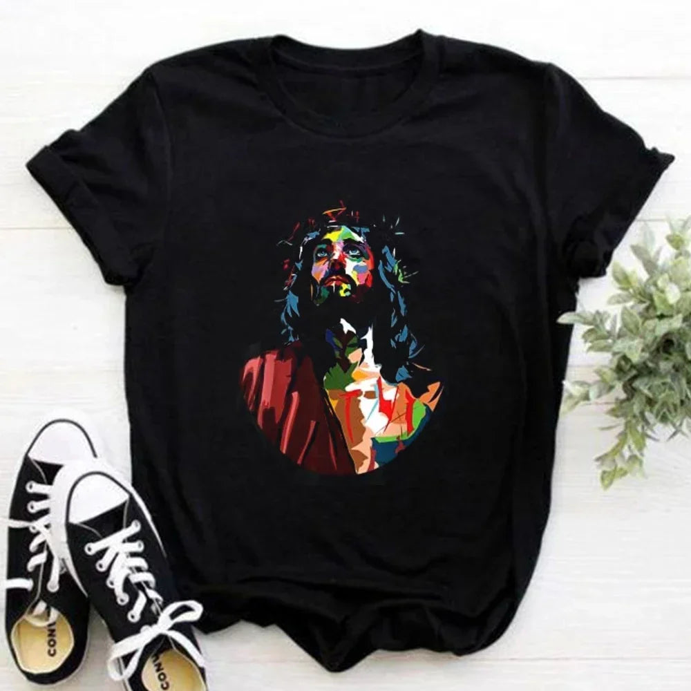 Jesus Is King Graphic Tee – Faith, Hope & Streetwear Style