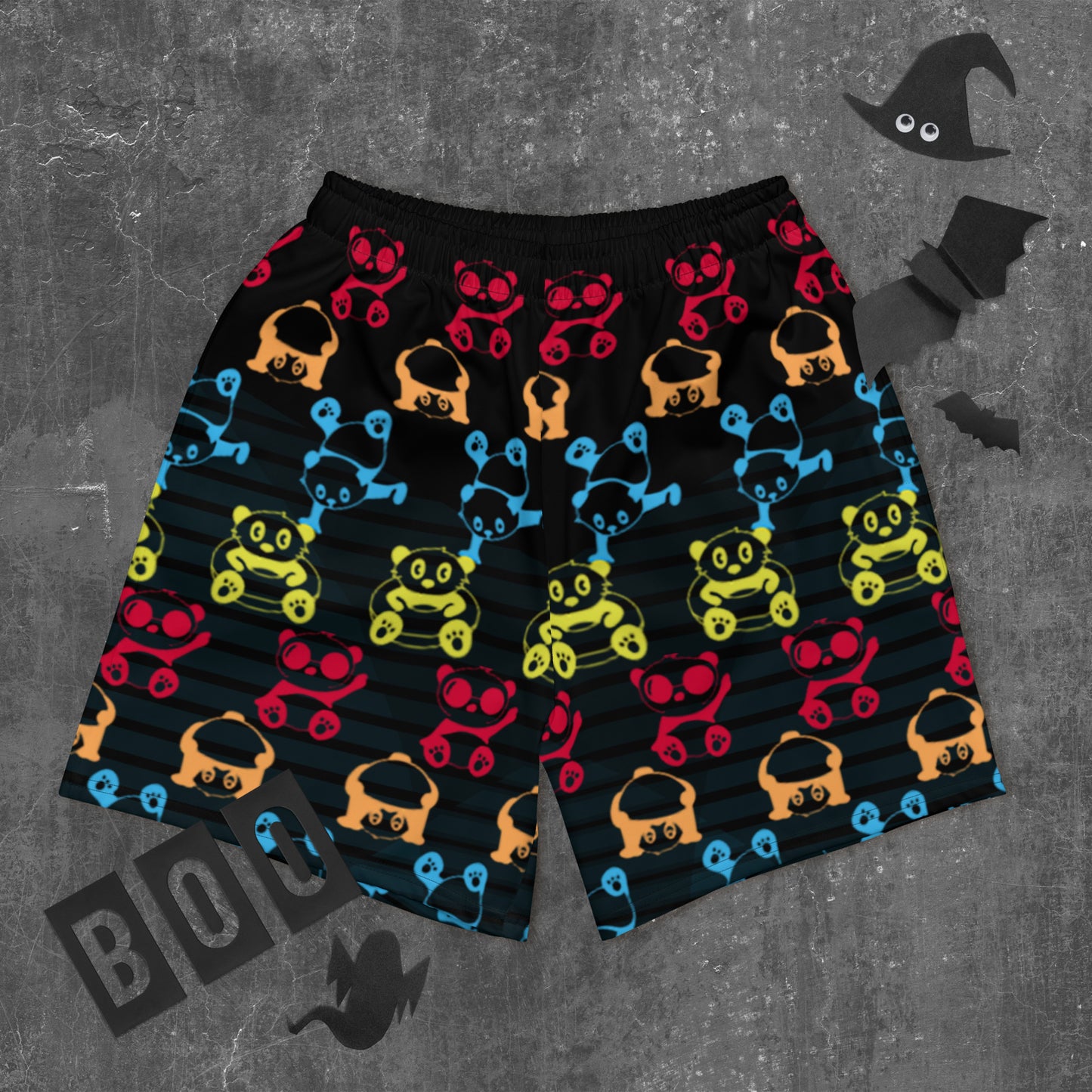Panda Pool Party Athletic Shorts