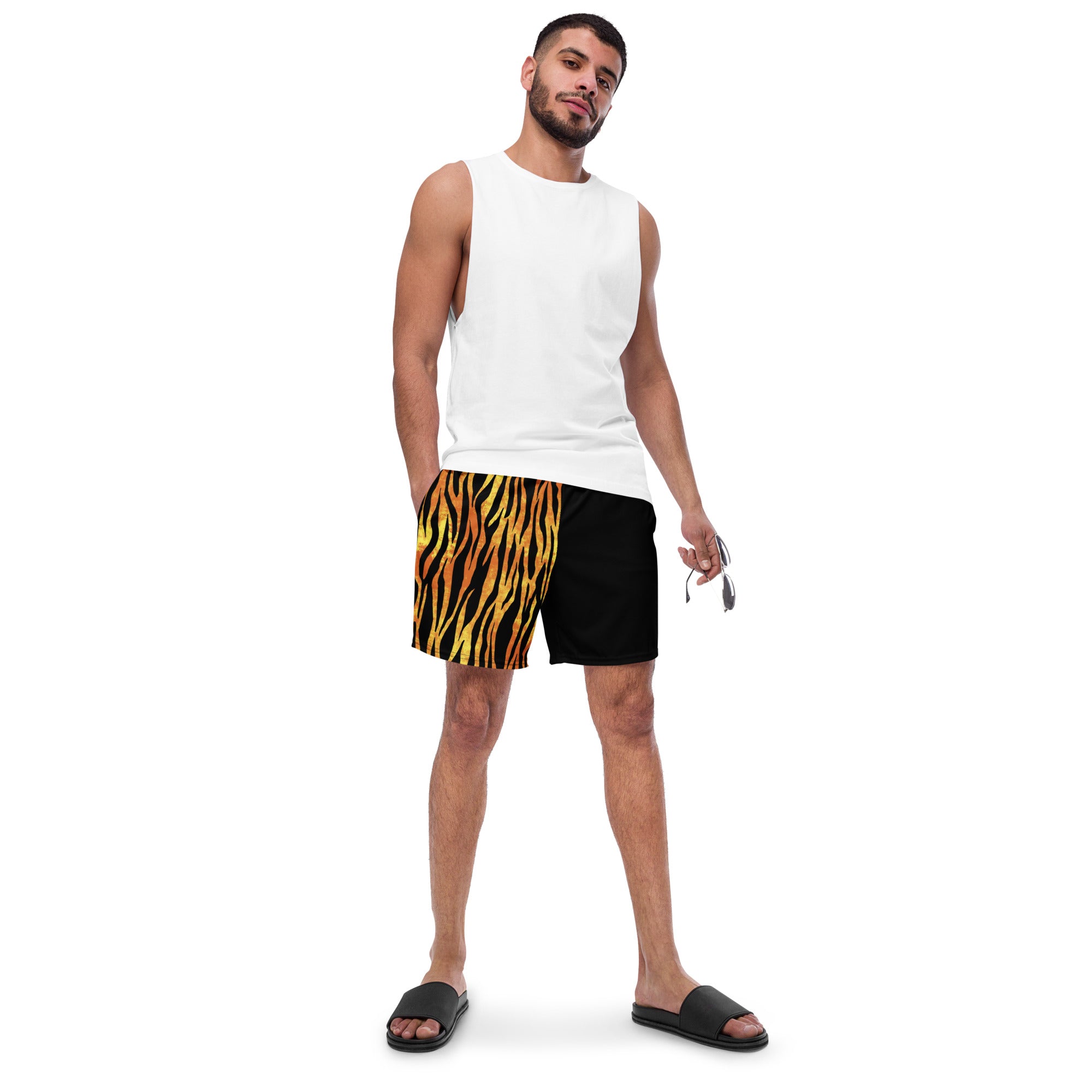 He's On Fire 911 Men's swim trunks