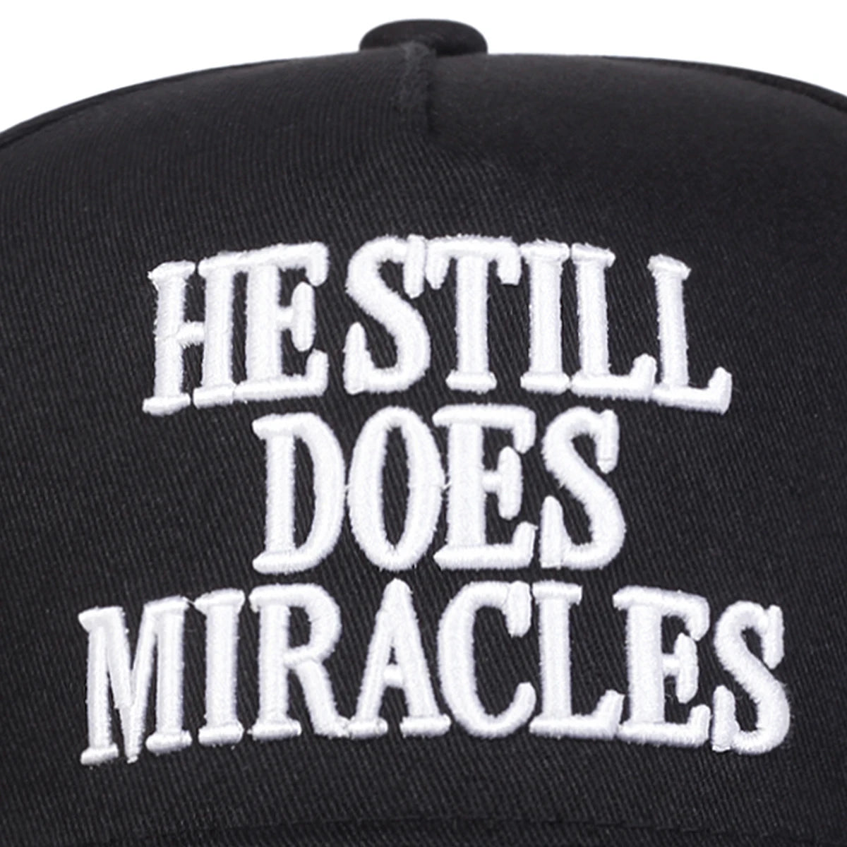 Unisex HESTILL DOES MIRACLES Embroidery Baseball Caps Spring and Autumn Outdoor Adjustable Casual Hats Hip Hop Hat Sunscreen Hat