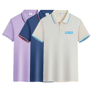 Custom Cheap Smooth Cool Fabric Poly Cotton Materials Polo T Shirts Short Sleeve Men'S Polo Shirts