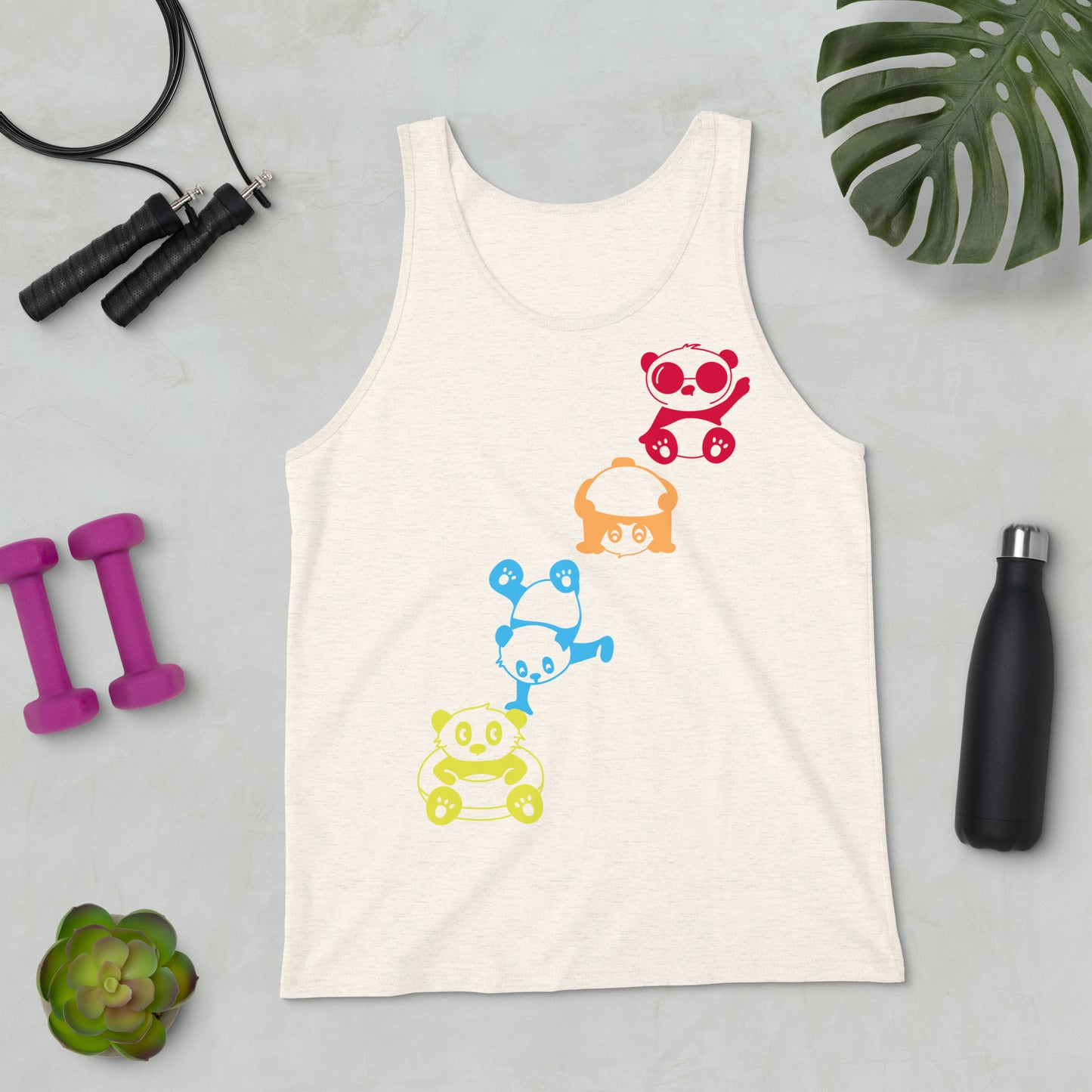 Party Panda Tank Top