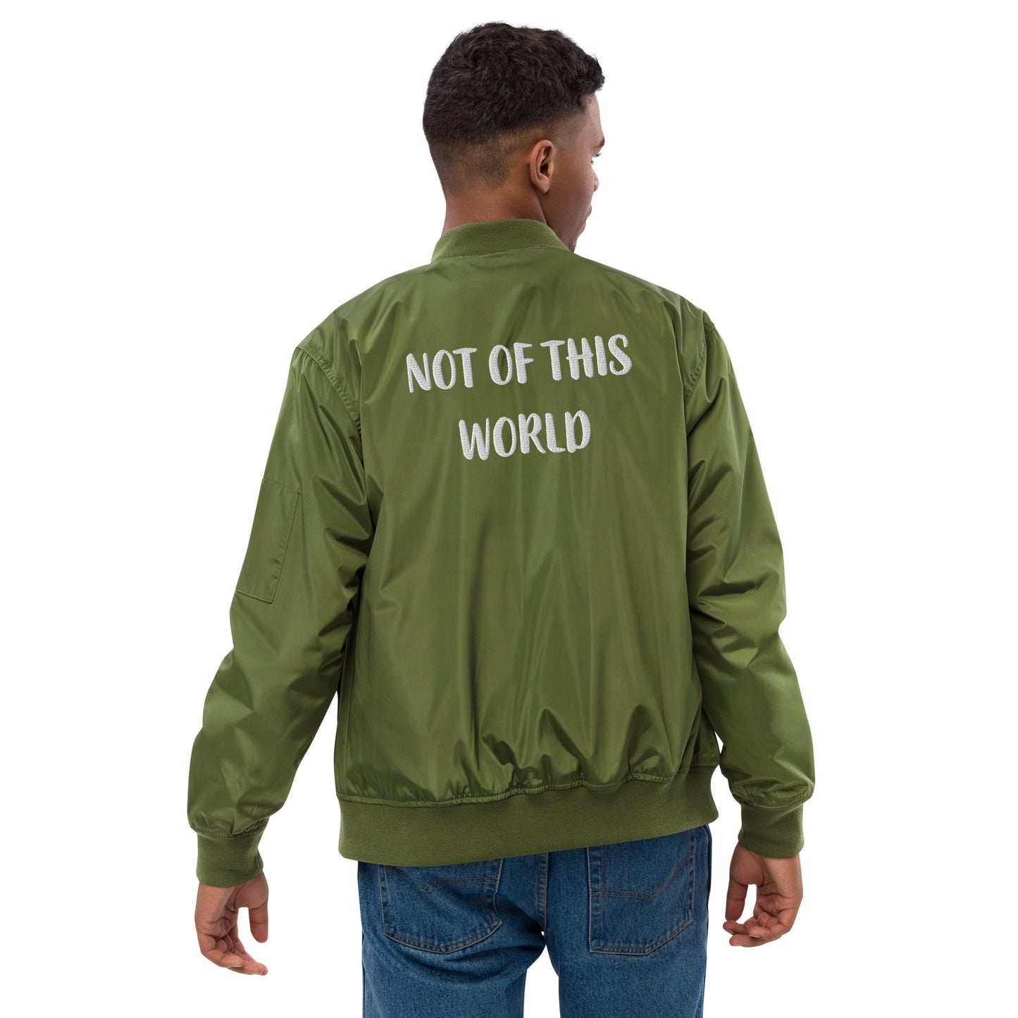 God’s Child Faith Bomber Jacket – Not Of This World