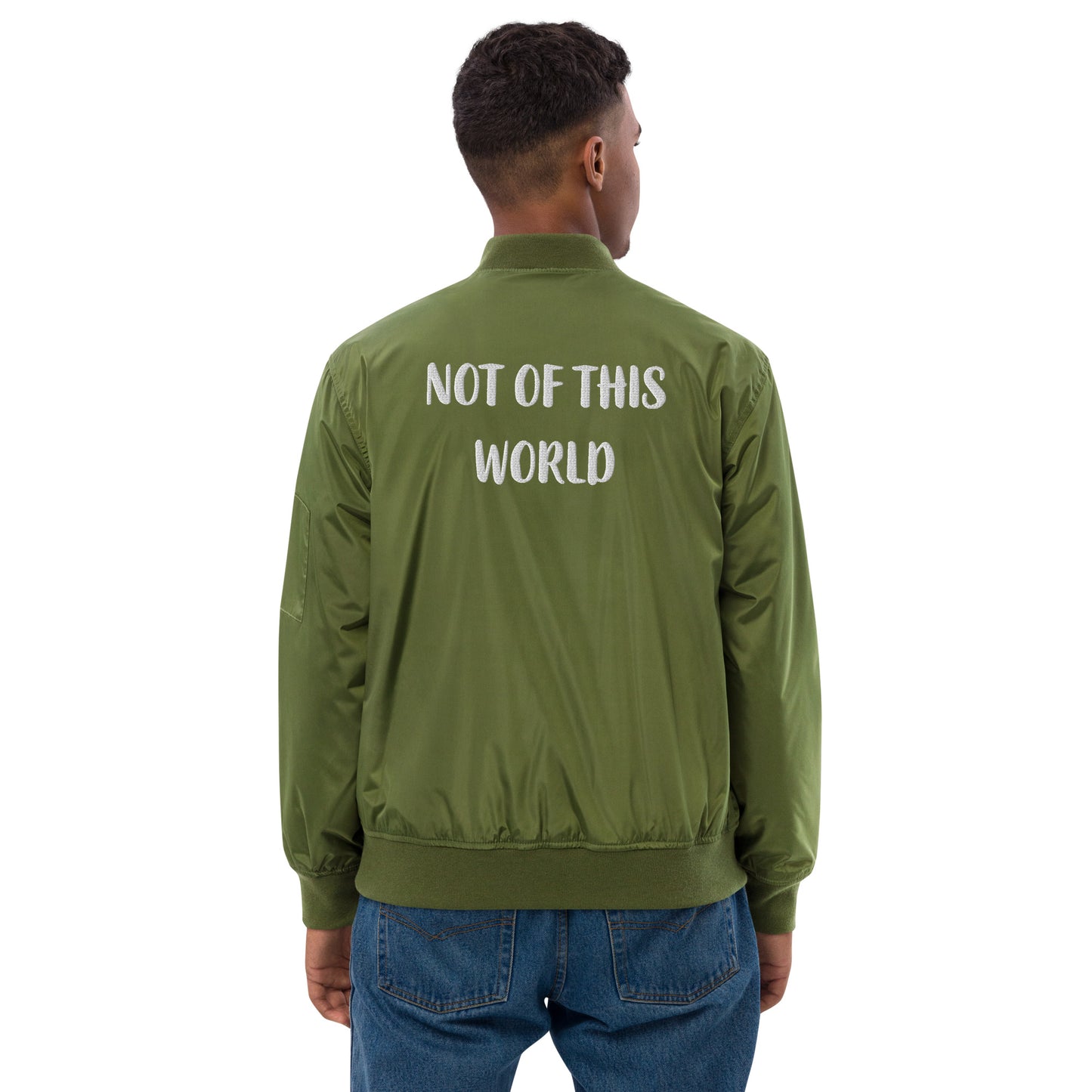 God’s Child Faith Bomber Jacket – Not Of This World