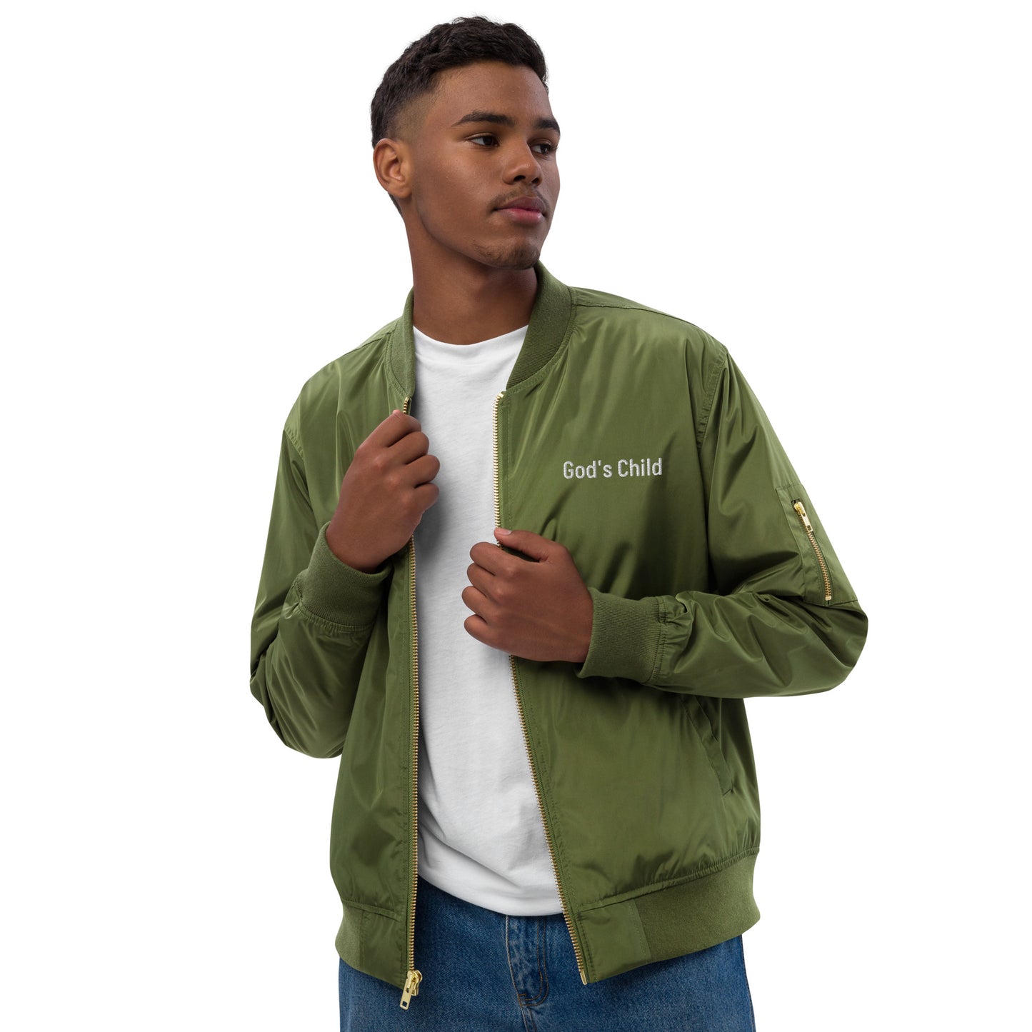 God’s Child Faith Bomber Jacket – Not Of This World
