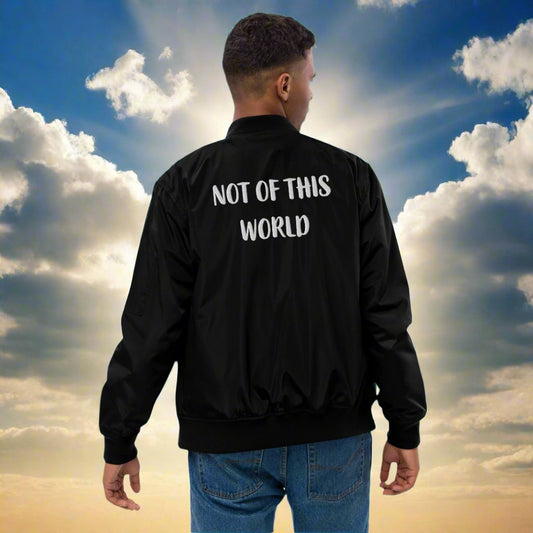 God’s Child Faith Bomber Jacket – Not Of This World