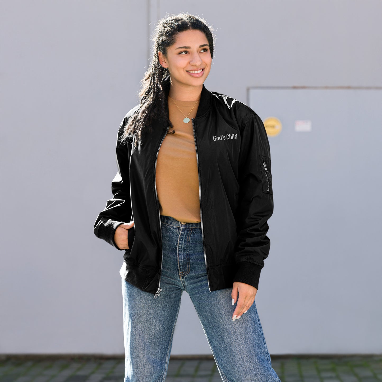 God’s Child Faith Bomber Jacket – Not Of This World