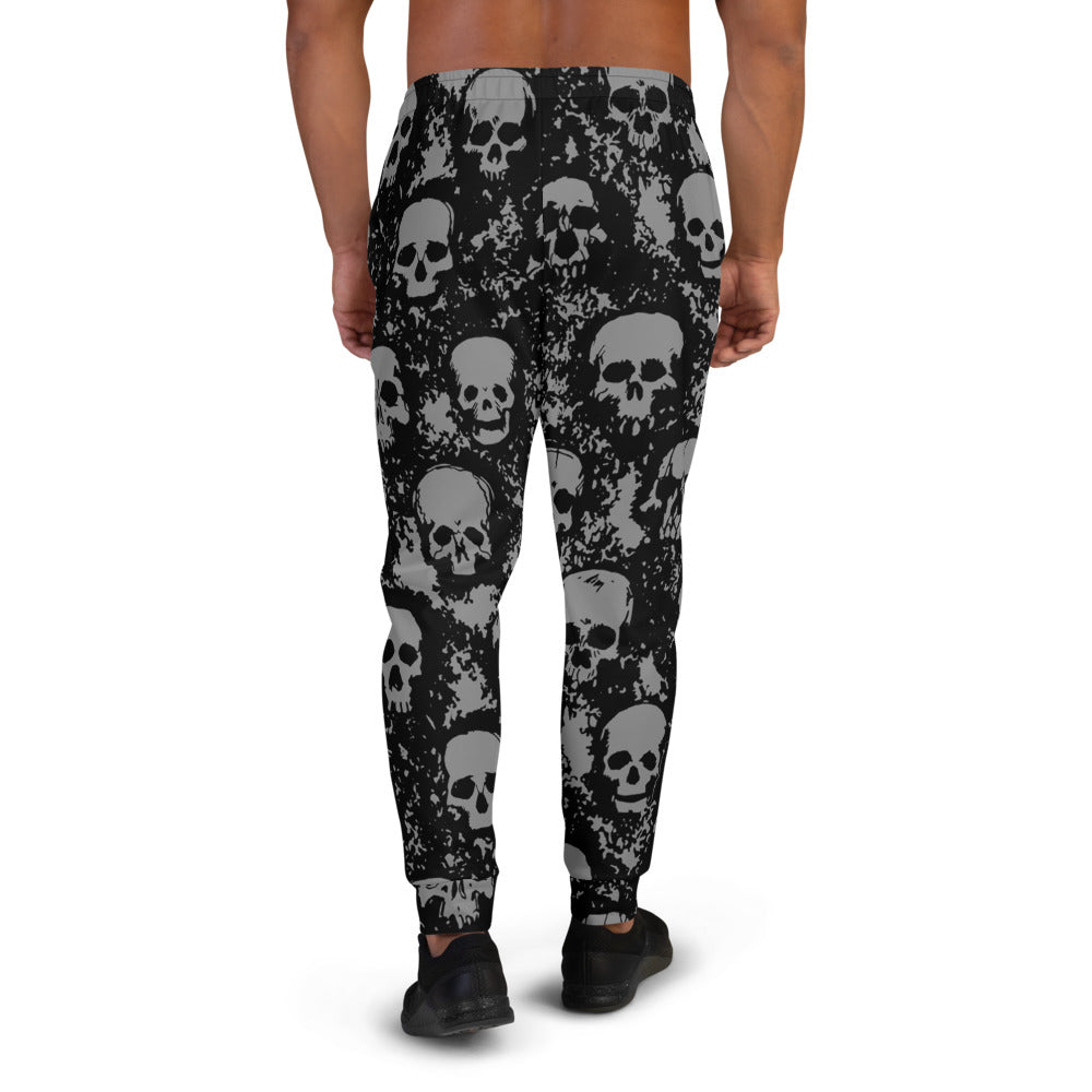 Skull Print Men's Joggers