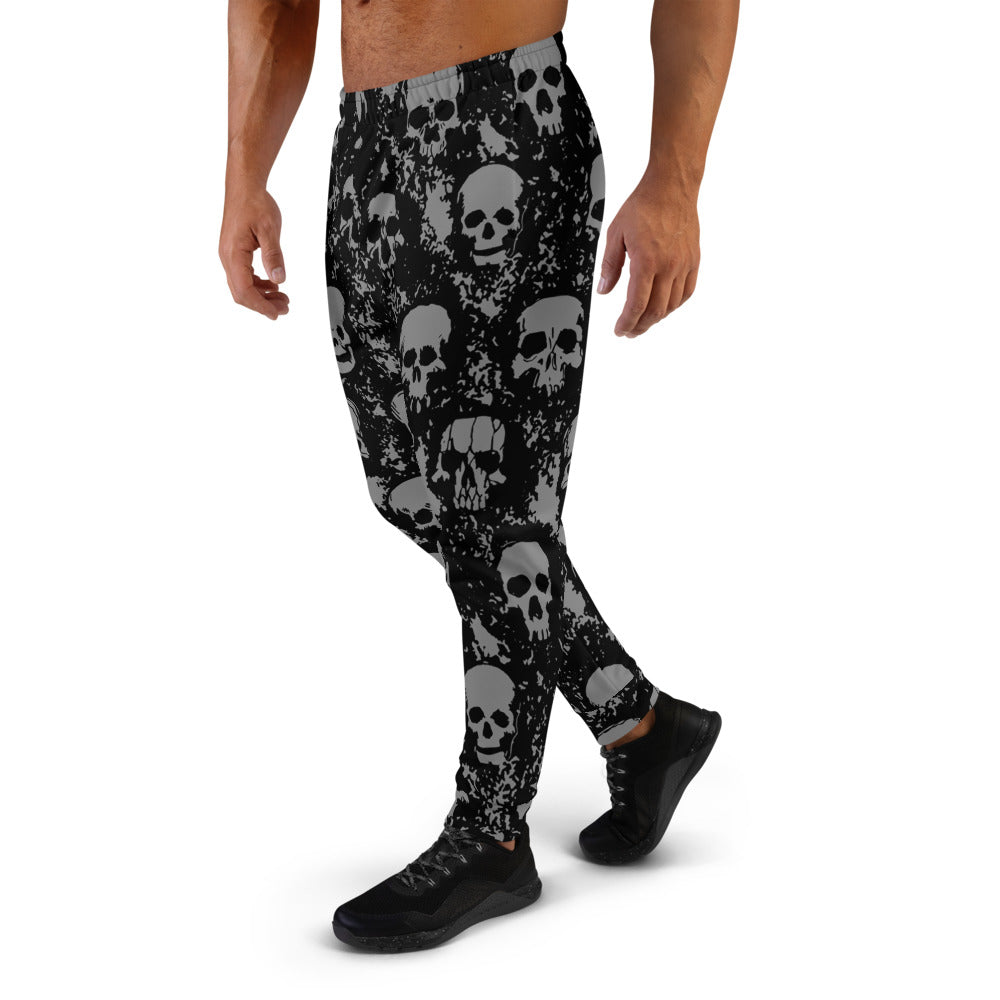 Skull Print Men's Joggers