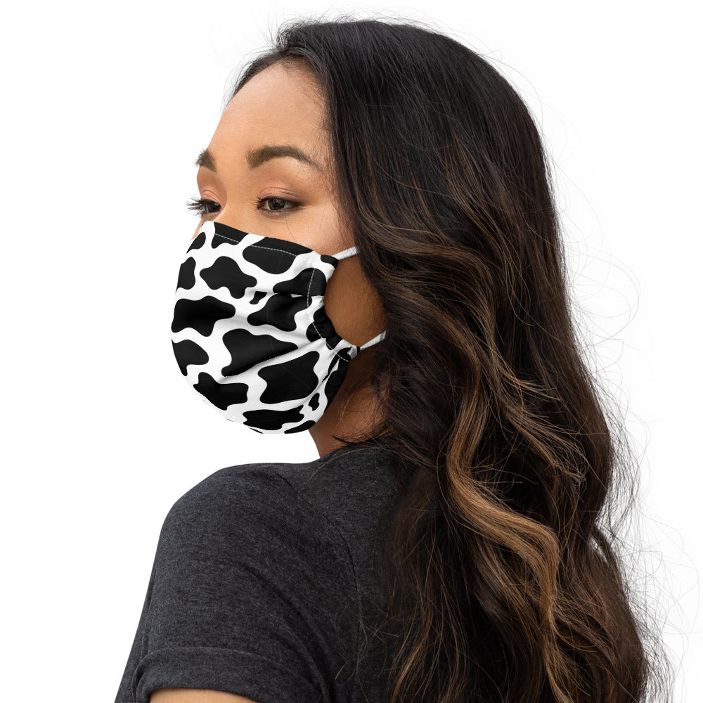 Cow Print Premium face mask