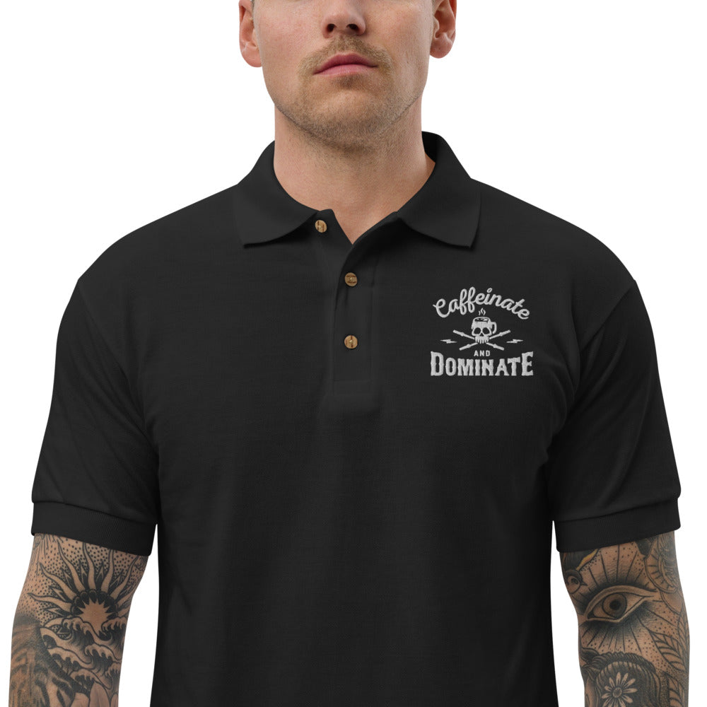 Dominate Embroidered Polo Shirt