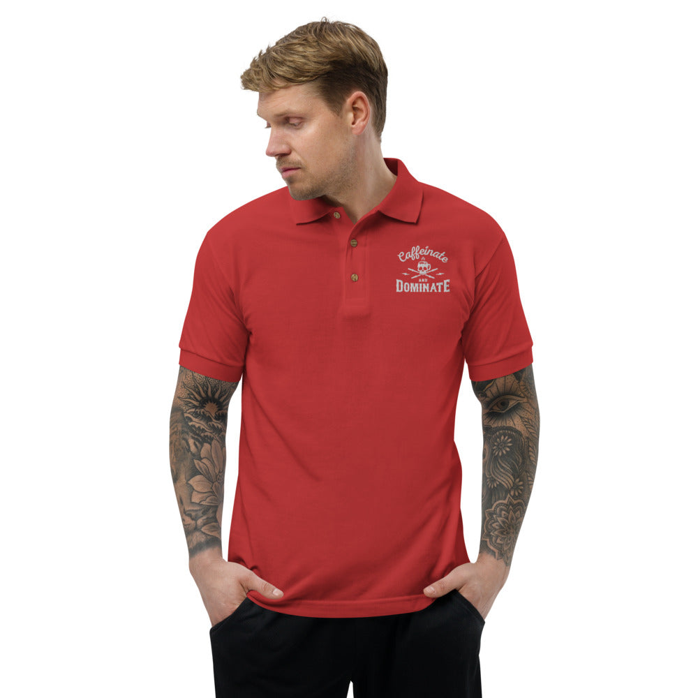 Dominate Embroidered Polo Shirt