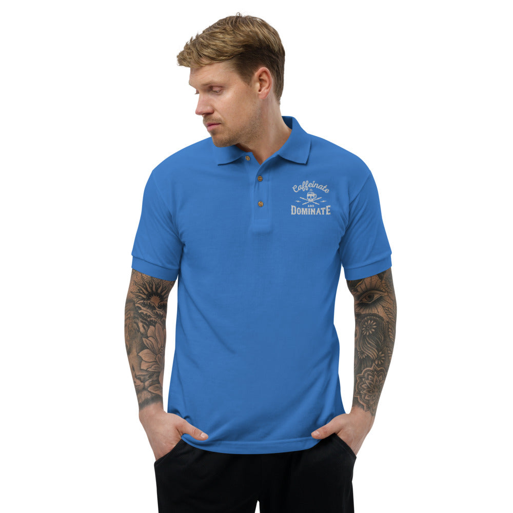Dominate Embroidered Polo Shirt