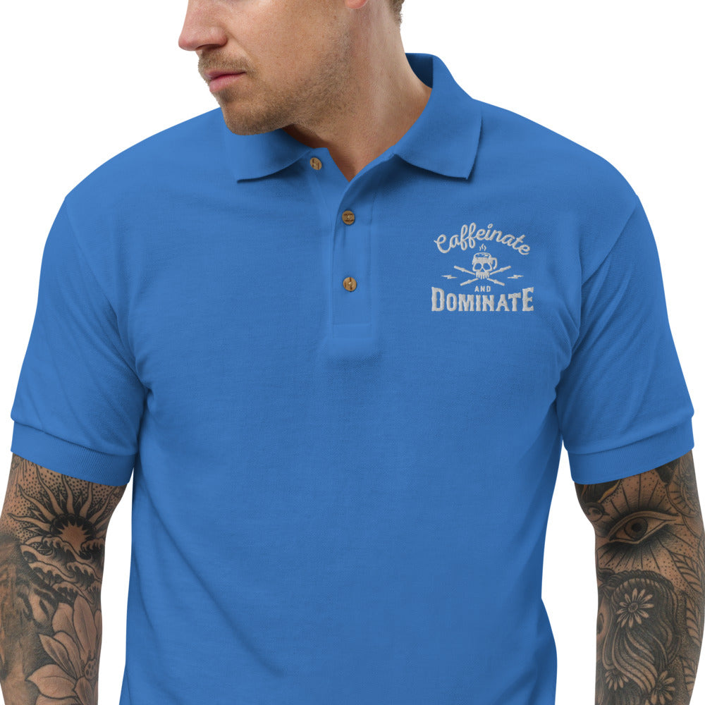 Dominate Embroidered Polo Shirt