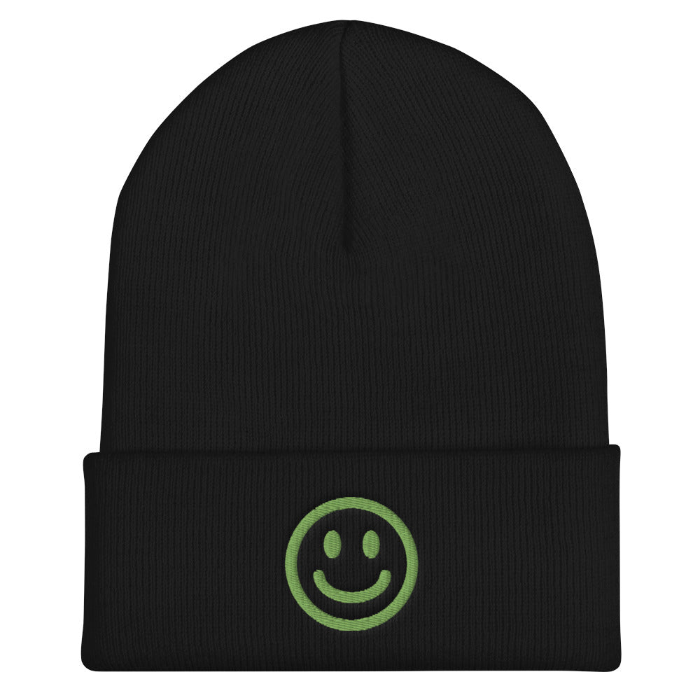 Smile Cuffed Beanie