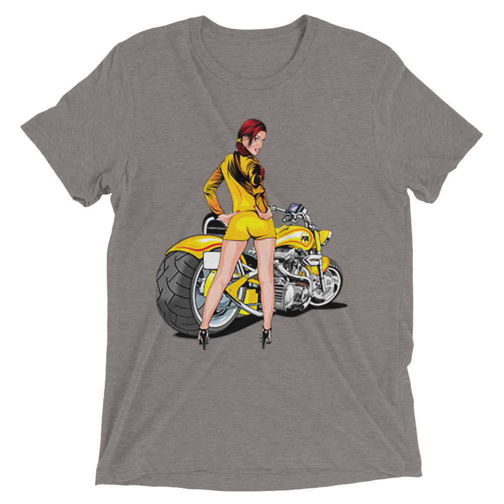 Motorcycle Chick Mens T-shirt