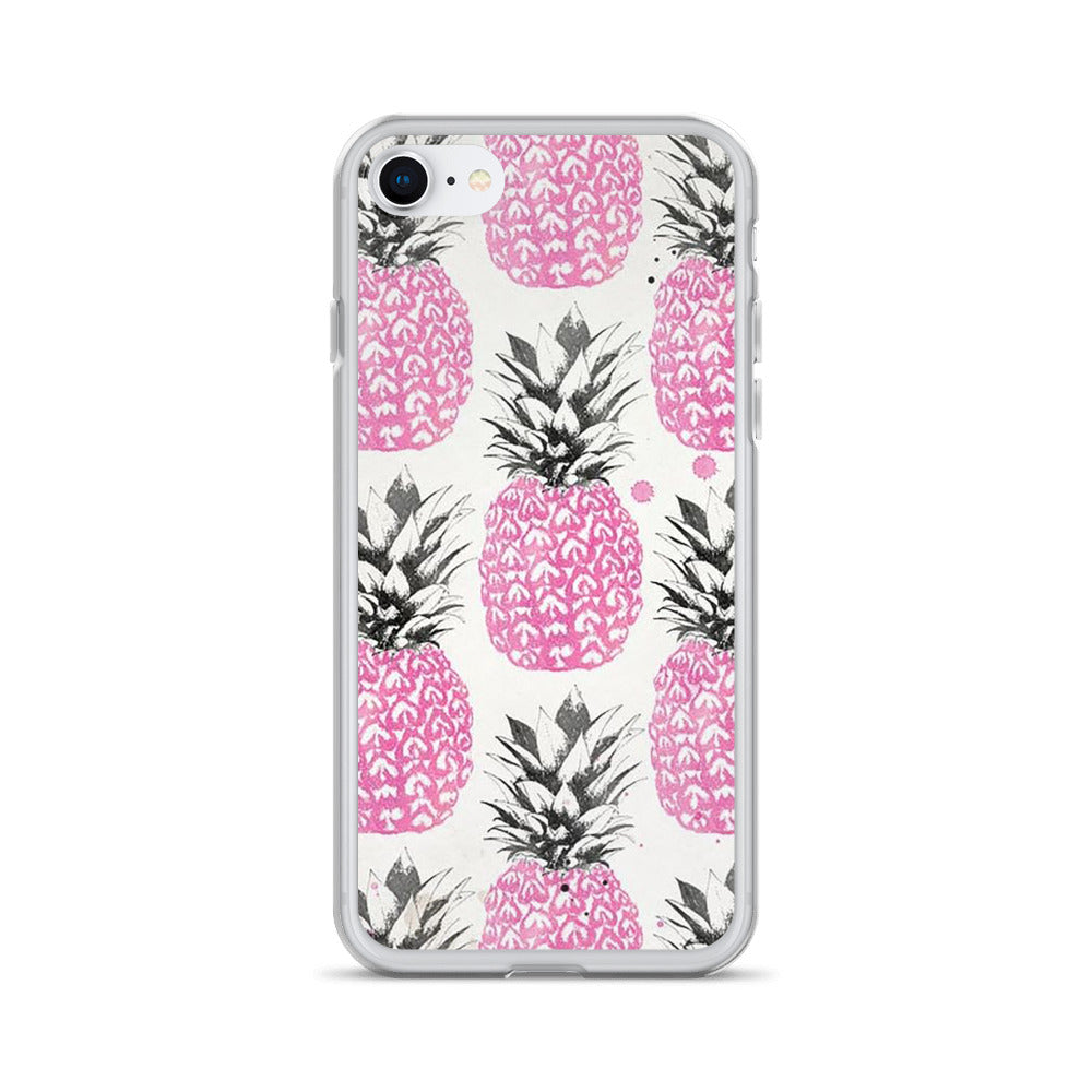 Pink Pineapples iPhone Case