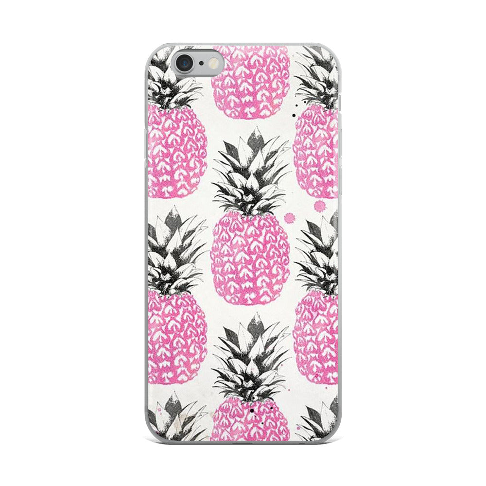 Pink Pineapples iPhone Case