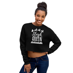 Sleigh Queen Crop Sweatshirt