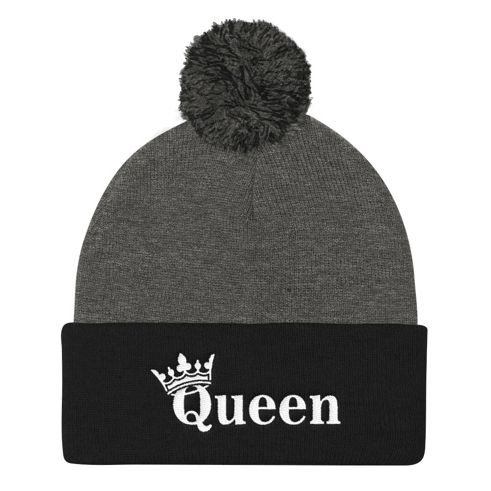 Queen Pom Beanie