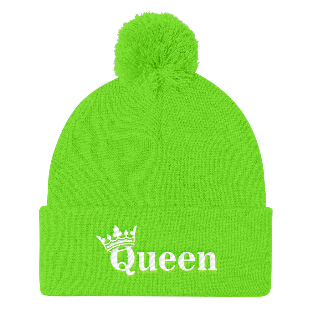 Queen Pom Beanie