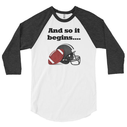 So It Begins raglan shirt