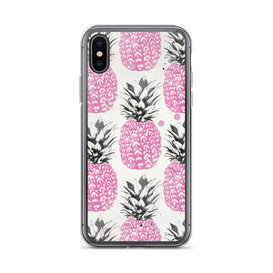 Pink Pineapples iPhone Case