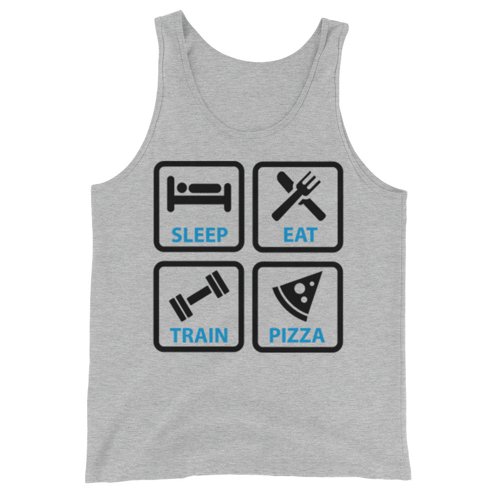 Sleep Eat Train Pizza Tank 2