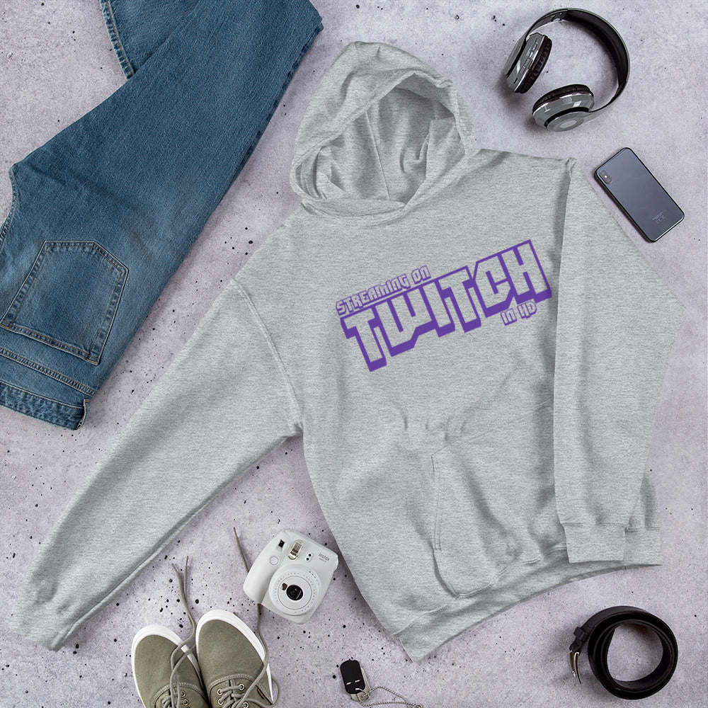 Streaming on Twitch in HD Hoodie