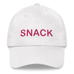 Snack Dad hat Pink Embroidery