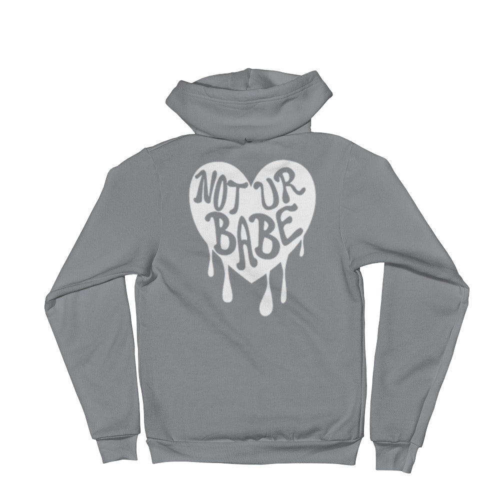 Not Ur Babe Zip-Up Hoodie