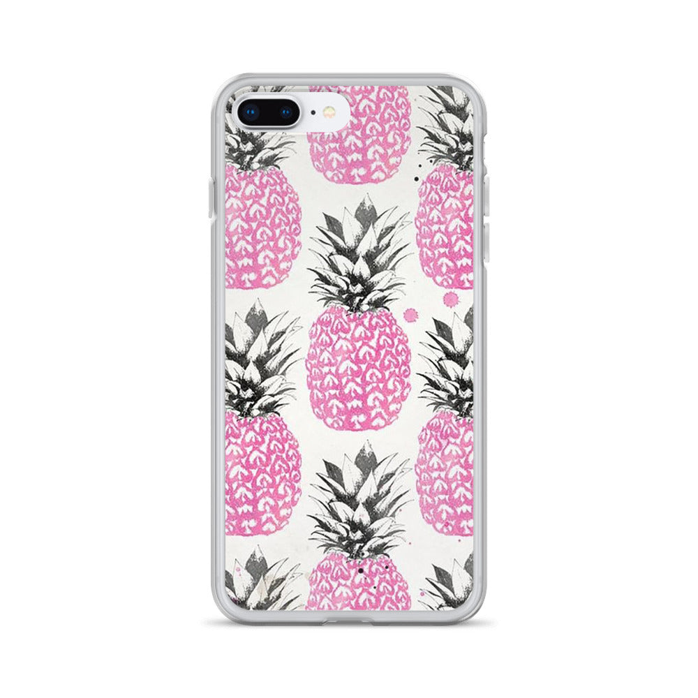 Pink Pineapples iPhone Case