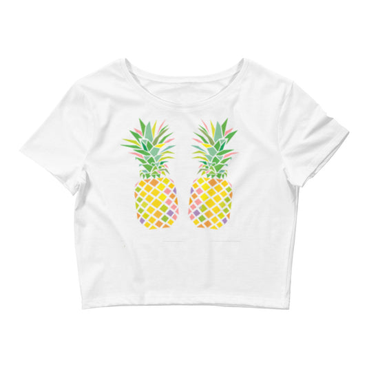 Pineapple Boobs Crop Tee