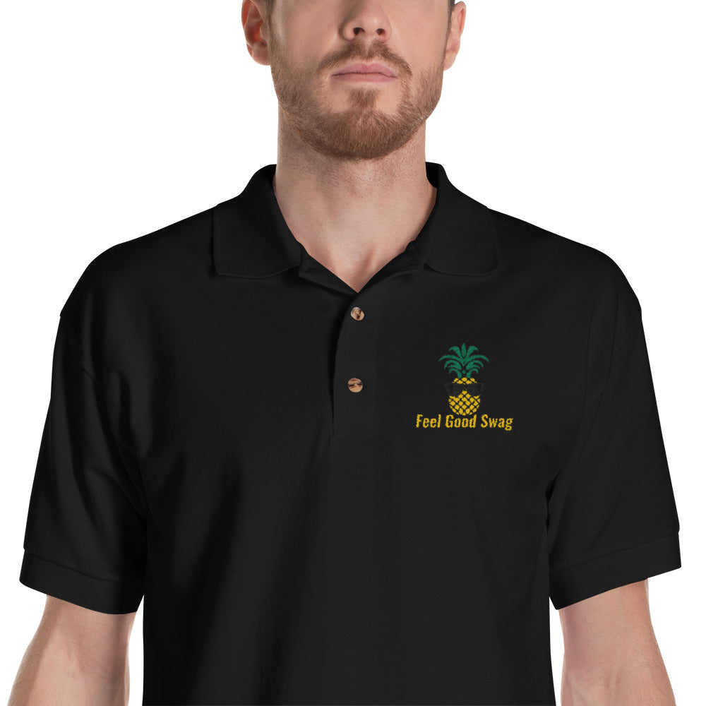 FGS Logo Black Polo Shirt