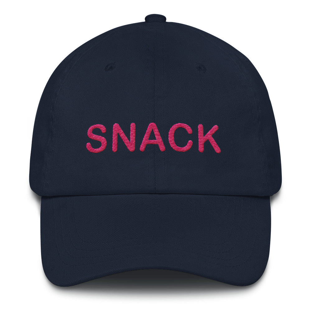 Snack Dad hat Pink Embroidery