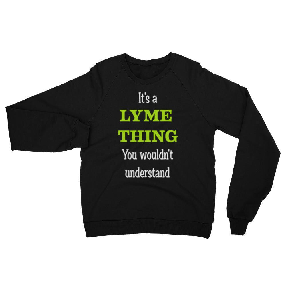 Lymie Unisex California Fleece Raglan Sweatshirt