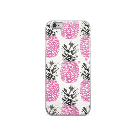 Pink Pineapples iPhone Case